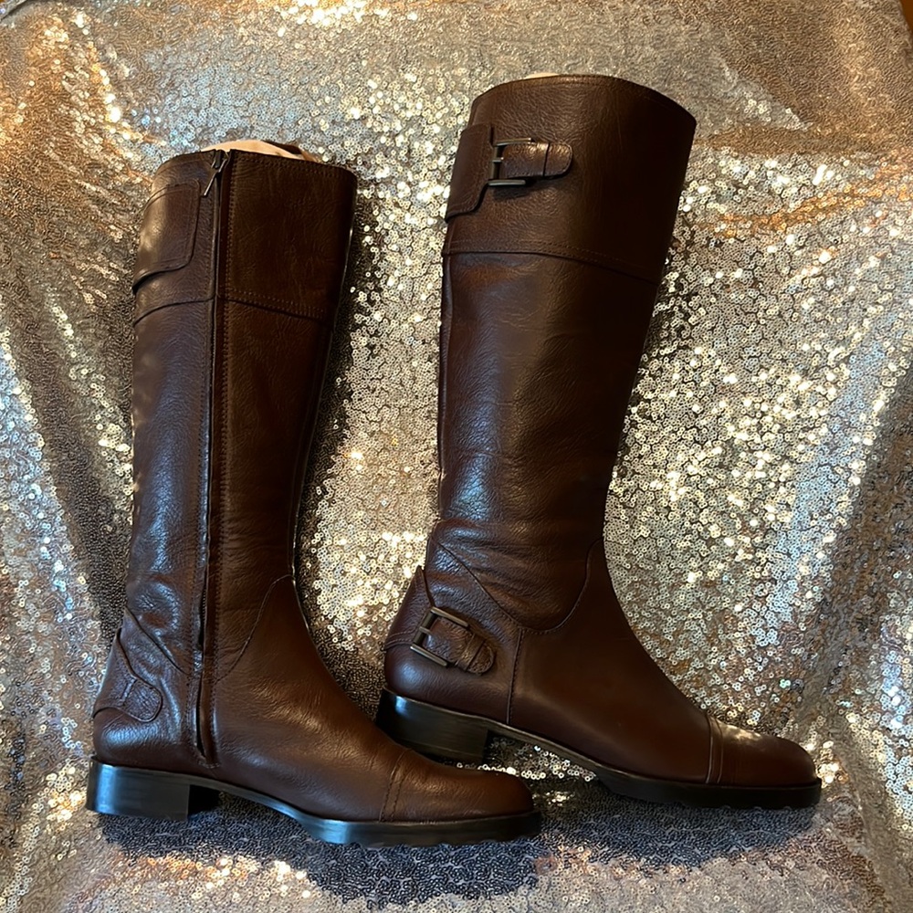 Zara Knee High brown boots, size 38